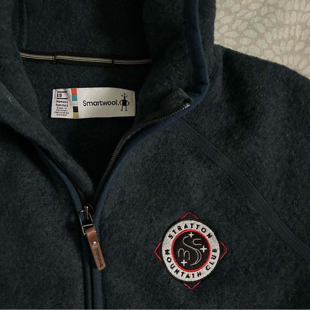 Smartwool Women’s Half Zip hoodie size XSmall - Picture 2 of 5
